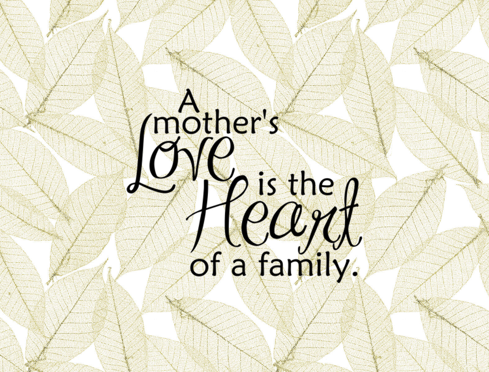 A Mother’s Love | A Word From My Heart